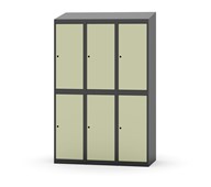 Novis garderobeskab skrå topplade 2:3 B120 cm