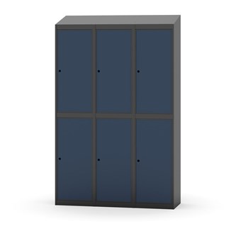 Novis garderobeskab skrå topplade 2:3 B120 cm