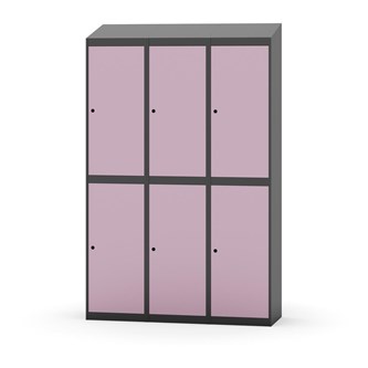 Novis garderobeskab skrå topplade 2:3 B120 cm