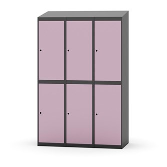 Novis garderobeskab skrå topplade 2:3 B120 cm