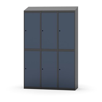 Novis garderobeskab skrå topplade 2:3 B120 cm