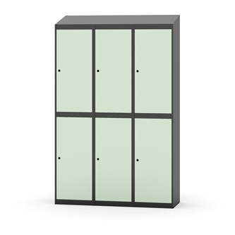 Novis garderobeskab skrå topplade 2:3 B120 cm