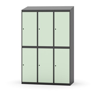 Novis garderobeskab skrå topplade 2:3 B120 cm