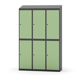 Novis garderobeskab skrå topplade 2:3 B120 cm