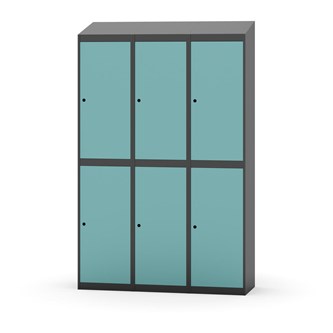 Novis garderobeskab skrå topplade 2:3 B120 cm