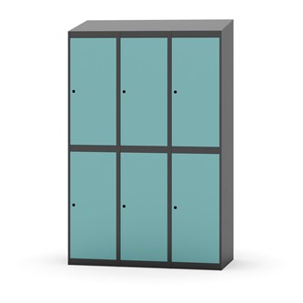 Novis garderobeskab skrå topplade 2:3 B120 cm