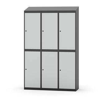 Novis garderobeskab skrå topplade 2:3 B120 cm