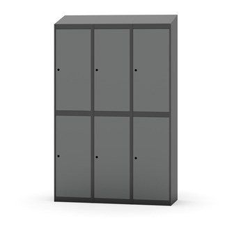 Novis garderobeskab skrå topplade 2:3 B120 cm