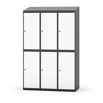 Novis garderobeskab skrå topplade 2:3 B120 cm