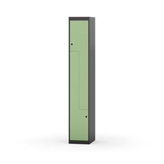 Novis Z garderobeskab lige topplade 2 rum B30 cm