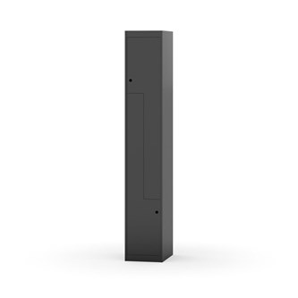 Novis Z garderobeskab lige topplade 2 rum B30 cm