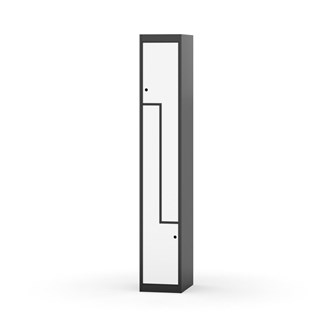 Novis Z garderobeskab lige topplade 2 rum B30 cm