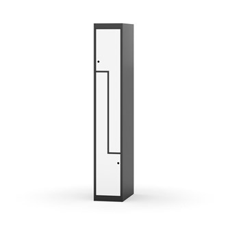 Novis Z garderobeskab lige topplade 2 rum B30 cm