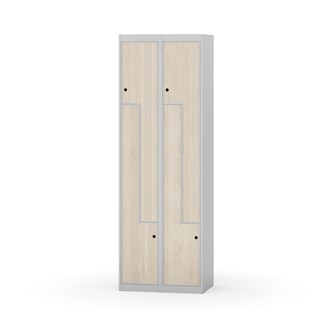 Novis Z garderobeskab lige topplade 4 rum B60 cm
