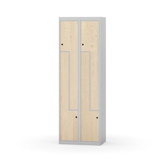 Novis Z garderobeskab lige topplade 4 rum B60 cm
