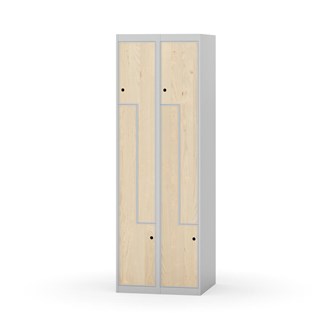 Novis Z garderobeskab lige topplade 4 rum B60 cm