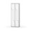 Novis Z garderobeskab lige topplade 4 rum B60 cm
