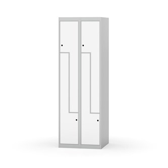 Novis Z garderobeskab lige topplade 4 rum B60 cm