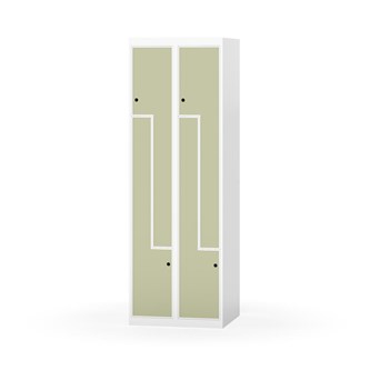 Novis Z garderobeskab lige topplade 4 rum B60 cm
