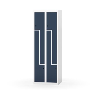 Novis Z garderobeskab lige topplade 4 rum B60 cm