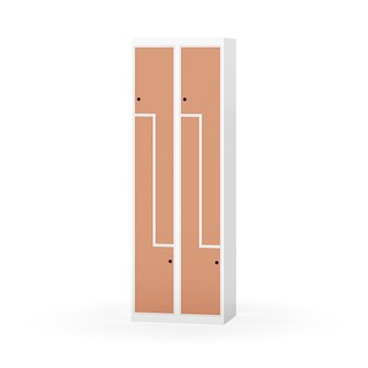 Novis Z garderobeskab lige topplade 4 rum B60 cm