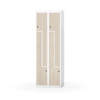 Novis Z garderobeskab lige topplade 4 rum B60 cm
