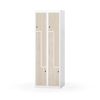 Novis Z garderobeskab lige topplade 4 rum B60 cm