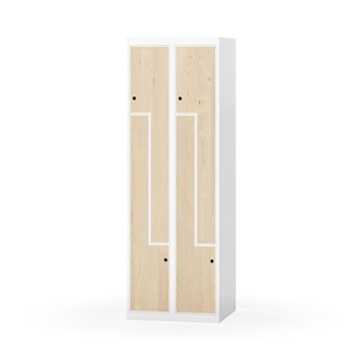 Novis Z garderobeskab lige topplade 4 rum B60 cm