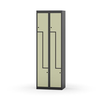 Novis Z garderobeskab lige topplade 4 rum B60 cm