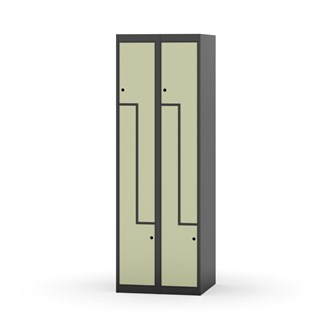 Novis Z garderobeskab lige topplade 4 rum B60 cm