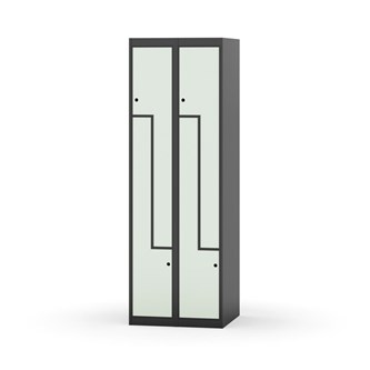 Novis Z garderobeskab lige topplade 4 rum B60 cm