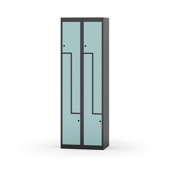 Novis Z garderobeskab lige topplade 4 rum B60 cm