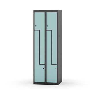 Novis Z garderobeskab lige topplade 4 rum B60 cm