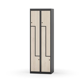 Novis Z garderobeskab lige topplade 4 rum B60 cm