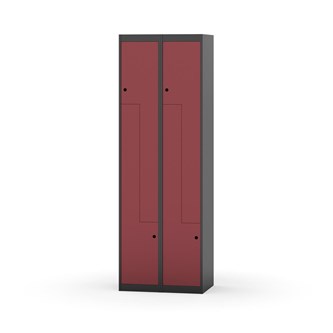 Novis Z garderobeskab lige topplade 4 rum B60 cm