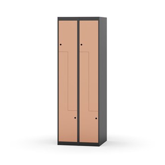 Novis Z garderobeskab lige topplade 4 rum B60 cm