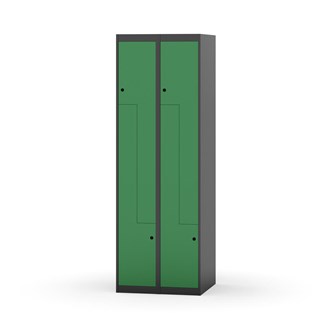 Novis Z garderobeskab lige topplade 4 rum B60 cm