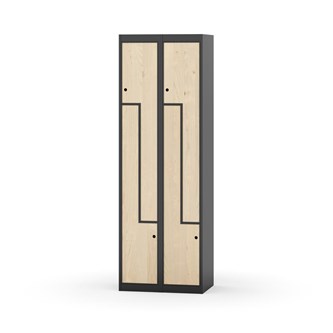 Novis Z garderobeskab lige topplade 4 rum B60 cm