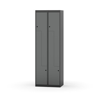 Novis Z garderobeskab lige topplade 4 rum B60 cm
