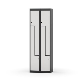 Novis Z garderobeskab lige topplade 4 rum B60 cm