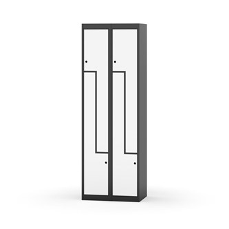 Novis Z garderobeskab lige topplade 4 rum B60 cm