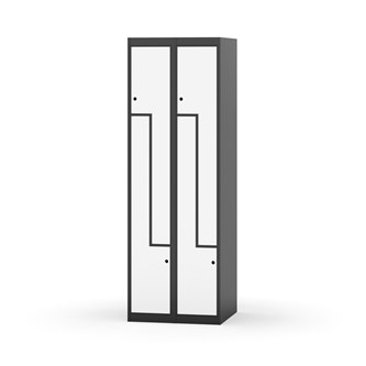 Novis Z garderobeskab lige topplade 4 rum B60 cm