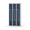 Novis Z garderobeskab lige topplade 6 rum B90 cm