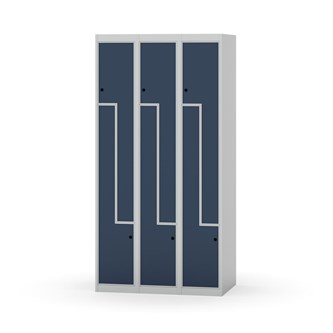 Novis Z garderobeskab lige topplade 6 rum B90 cm