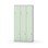 Novis Z garderobeskab lige topplade 6 rum B90 cm