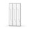 Novis Z garderobeskab lige topplade 6 rum B90 cm