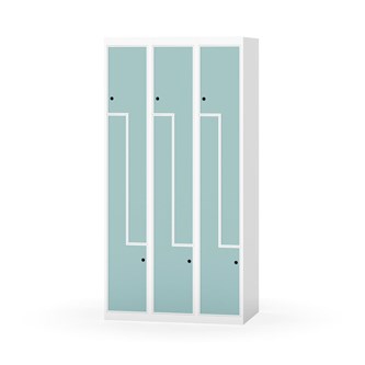 Novis Z garderobeskab lige topplade 6 rum B90 cm