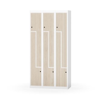 Novis Z garderobeskab lige topplade 6 rum B90 cm