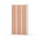 Novis Z garderobeskab lige topplade 6 rum B90 cm
