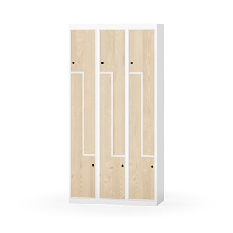 Novis Z garderobeskab lige topplade 6 rum B90 cm